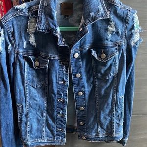 joes denim jacket size xs fits s, perfect cond.